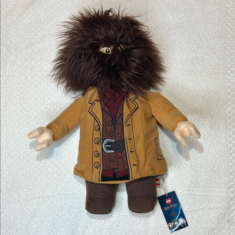 LEGO Harry Potter Plush Hagrid LEGO  Wizarding World (Rubeus Hagrid) NWT